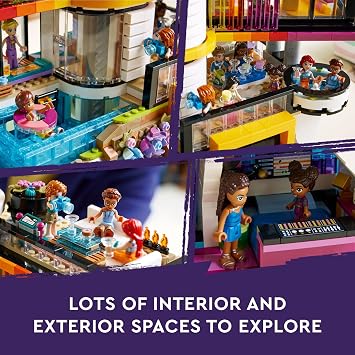 LEGO Friends Andrea's Modern Mansion Doll House - Gift for Christmas - 4 Story Toy House Building Toy Set for Kids, Girls and Boys, Ages 14+ Includes 11 Characters - 42639