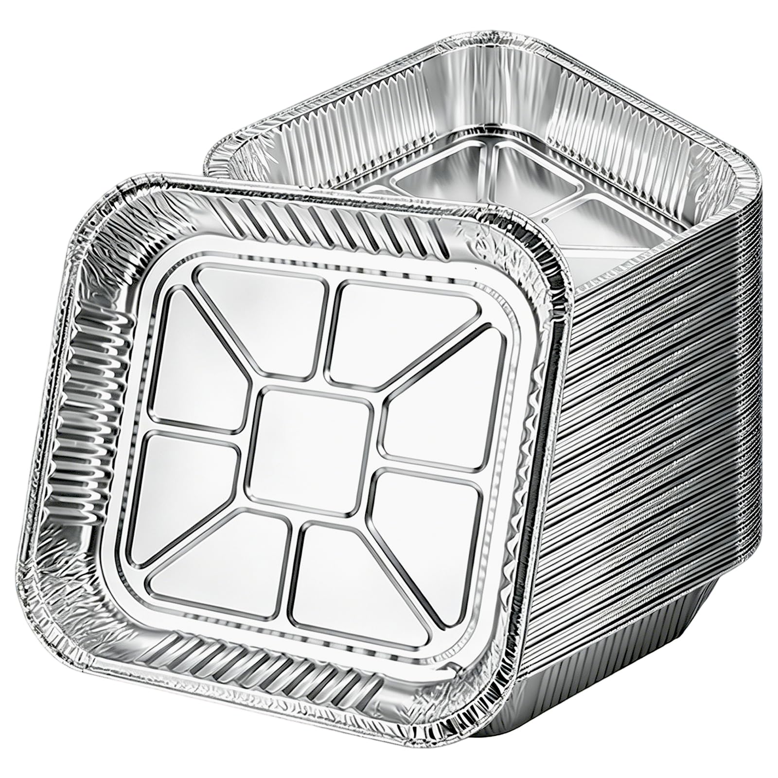 Amazon.com: DLUOXHUVN 35 Pack 8x8 Aluminum Foil Pans, Heavy Duty