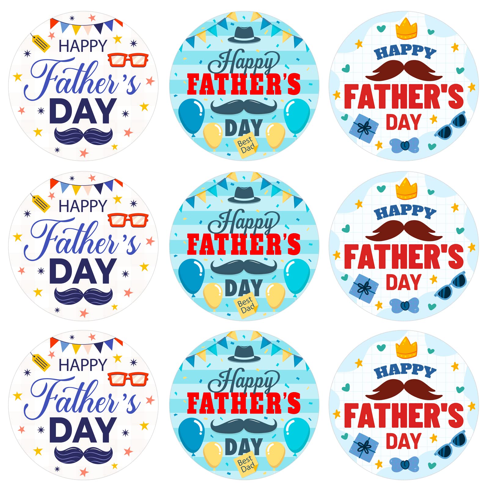 amazon-com-petcee-happy-fathers-day-labels-stickers-1-5-father-s-day-gift-tags-stickers-beard-fathers-day-gift-stickers-present-labels-for-envelope-seals-gift-wrap-boxes-cards-party-favor-decorations-36pcs for Free Printable Happy Fathers Day Tags Amazon.com : PETCEE Happy Fathers Day Labels Stickers, 1.5