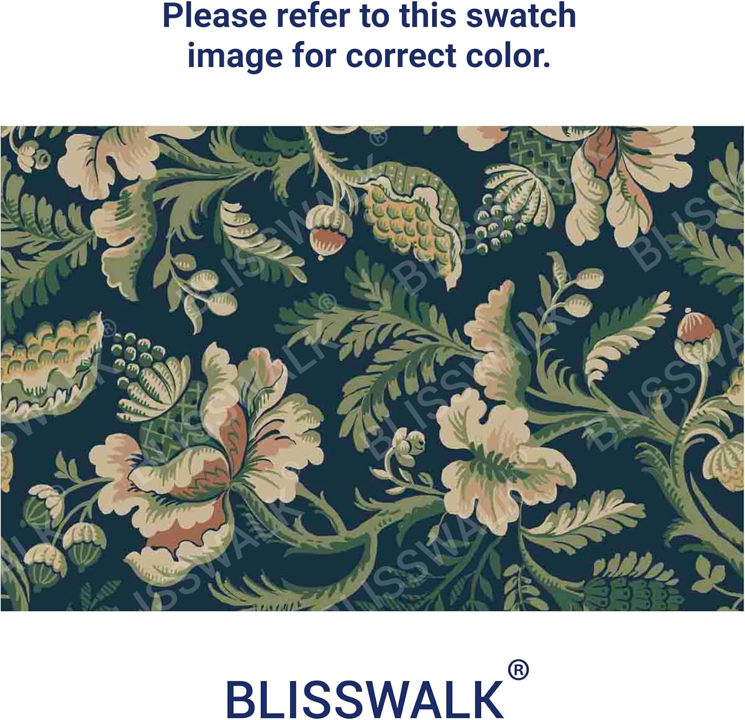 BLISSWALK Outdoor Chair Cushions,3 Piece Loveseat Outdoor Cushions Set,Tufted/Wicker Patio Cushion for Patio Furniture All Weather,44“x19 x5,Floral
