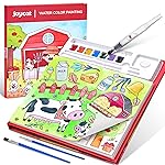 JoyCat Paint with Water Coloring Books for Toddlers, Watercolor Painting Sets for Kids Ages 3-5 4-8, Arts and Crafts Drawing Activities Toy Birthday Gift for Boys Girls (Farm)