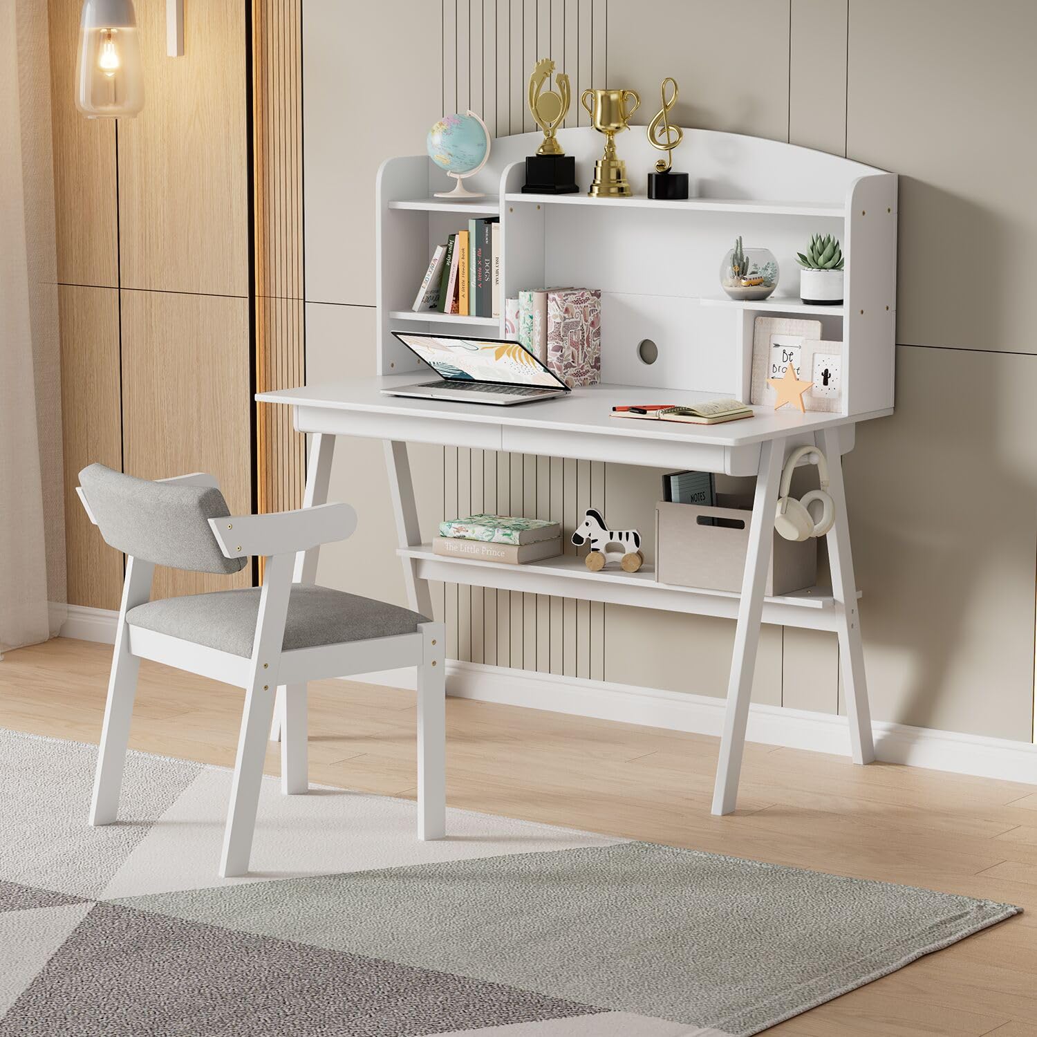 Desk With Hutch Desk With Chair Wooden Study Desk And Chair For