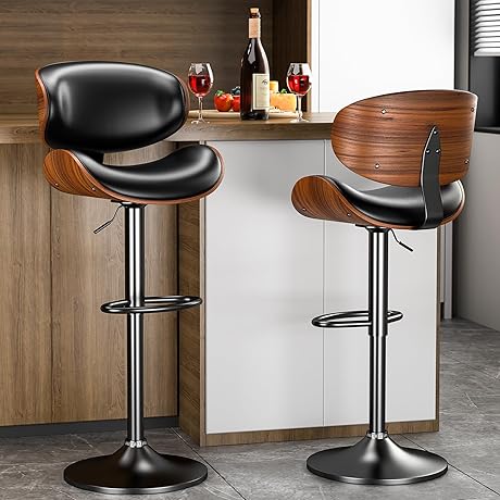 36 in Seat Height Swivel Adjustable Counter Height Barstools