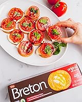 Vista 8 de Galletas saladas originales Breton 7 onzas (paquete de 3)