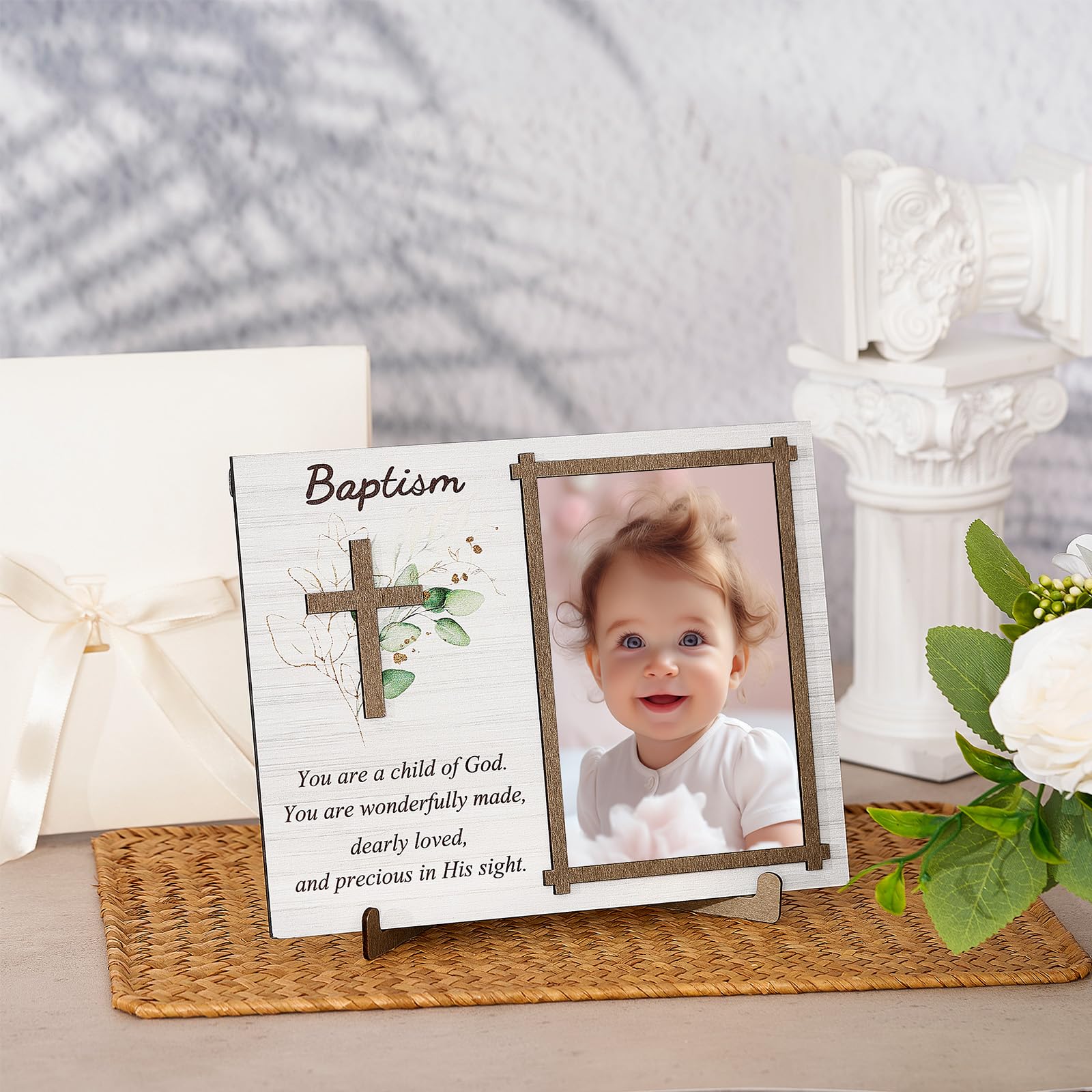 Catholic Baptism Picture Frames PERSONALIZED Baptism Picture Frame.