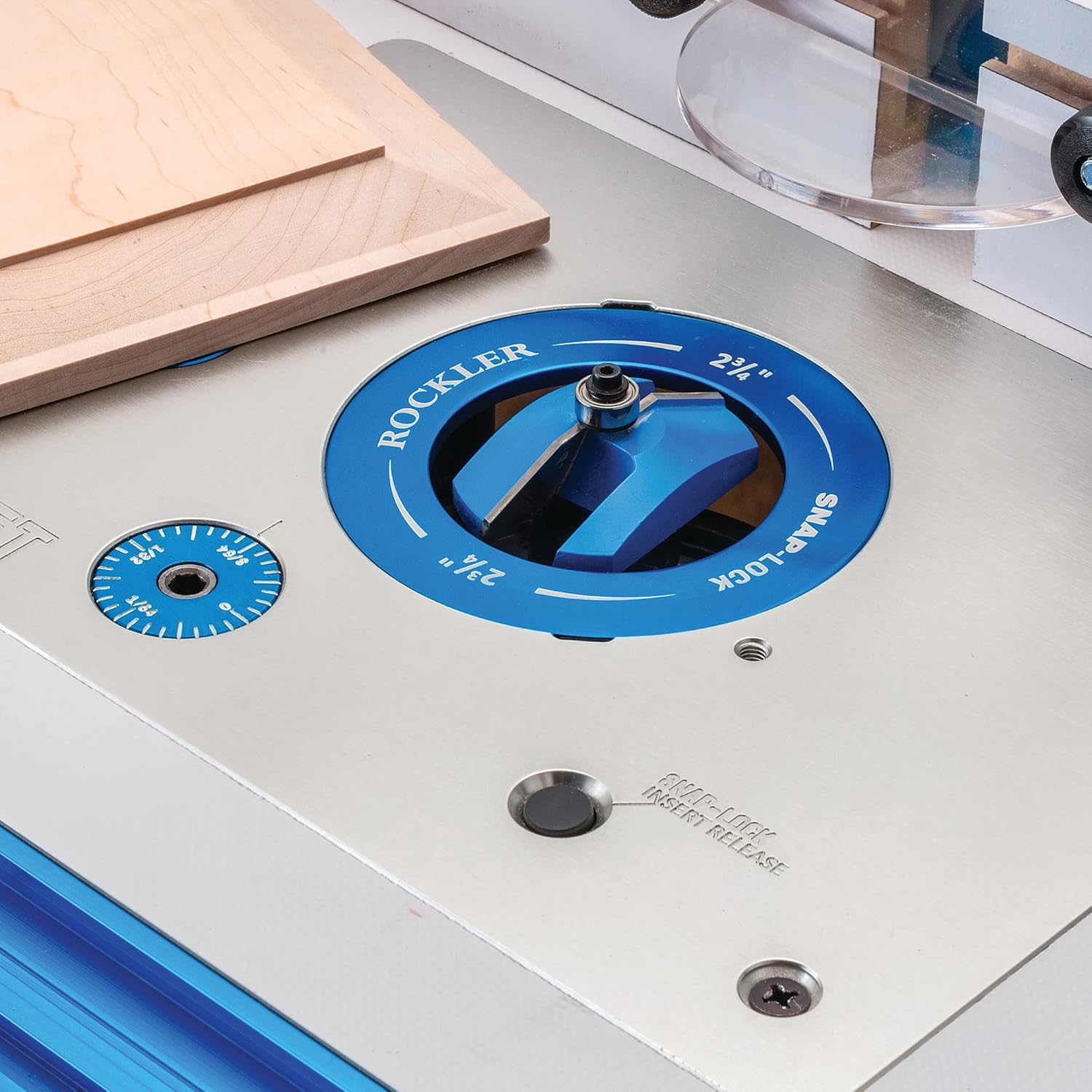 Snap-Lock Router Plate Insert Lock (5 Set) - Twist Locks for Router Table Insert Plate Fits Properly & Control Dust – Aluminum Router Table Insert Plate Accessories - No Tools Required to Install