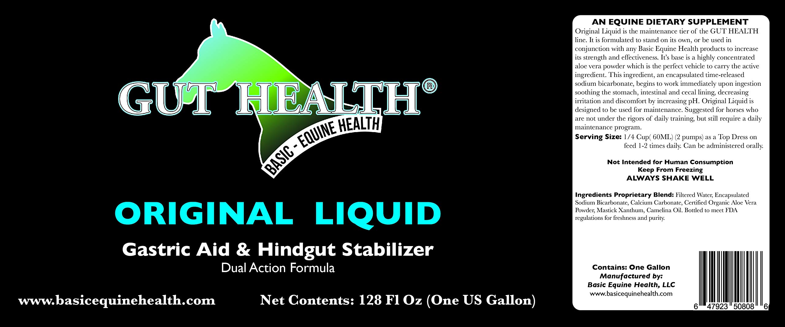 Gut Health Horse Ulcer Supplement Original Top Dress (1 Gallon
