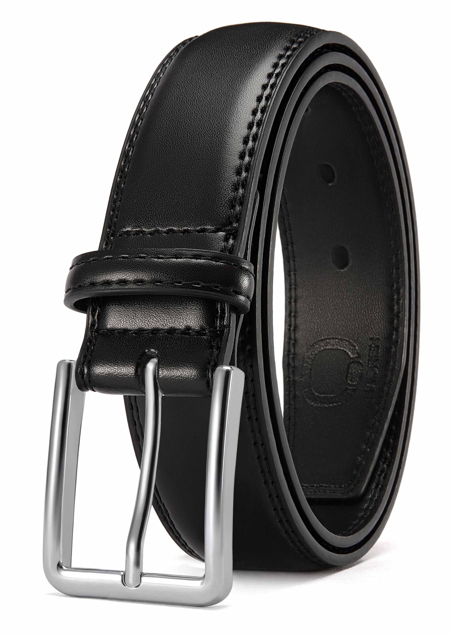 CHAOREN Men's Leather Belt - 1 3/8" Dress Belt for Business &amp; Casual Wear