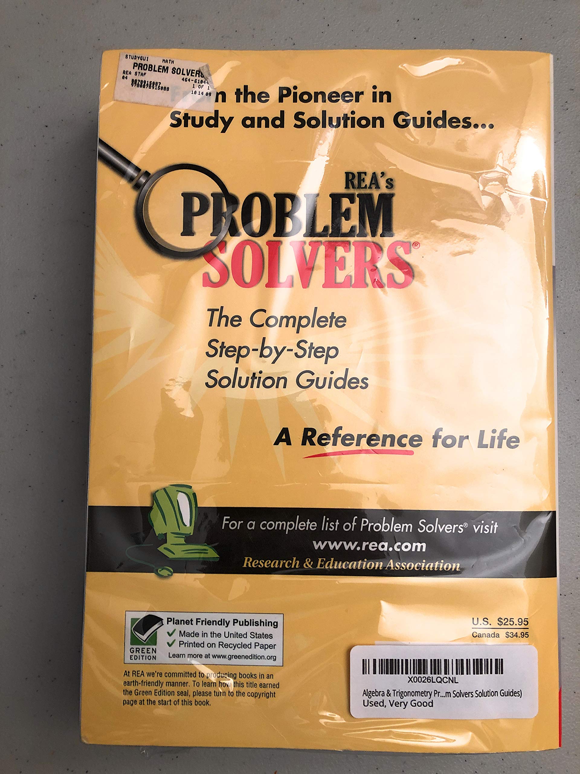 Algebra & Trigonometry Problem Solver (Problem Solvers Solution Guides) - Image 2