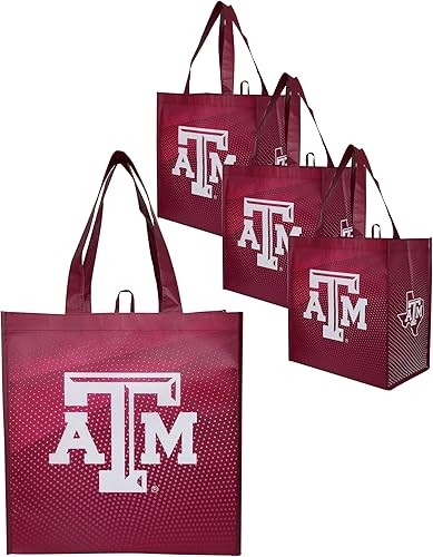 FOCO Bolsas de compras reutilizables con logotipo del equipo de la NCAA