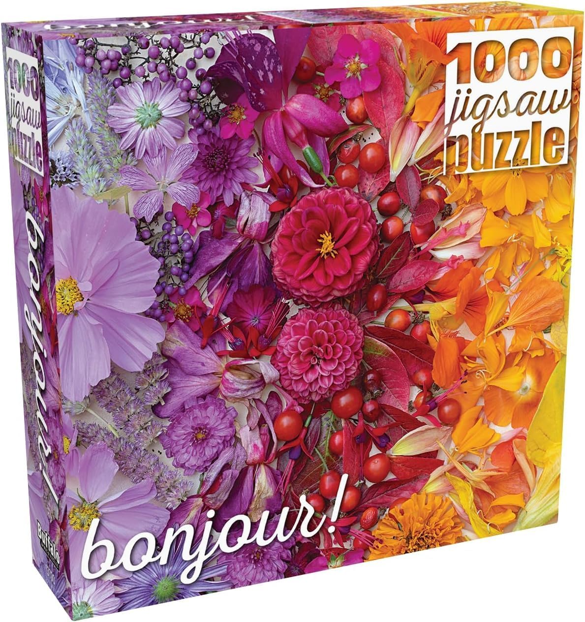 Buffalo Games - Meghan Crandall - Gradient Flora - 1000 Piece Jigsaw Puzzle for Adults -Challenging Puzzle Perfect for Game Nights - Finished Size is 26.75 x 19.75