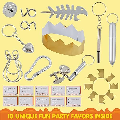 Miniatura 2 de JOYIN Paquete de 10 recuerdos de fiesta de Acción de Gracias, sin broches y sin estallar con sombreros de fiesta, broma y regalo, diseñado con