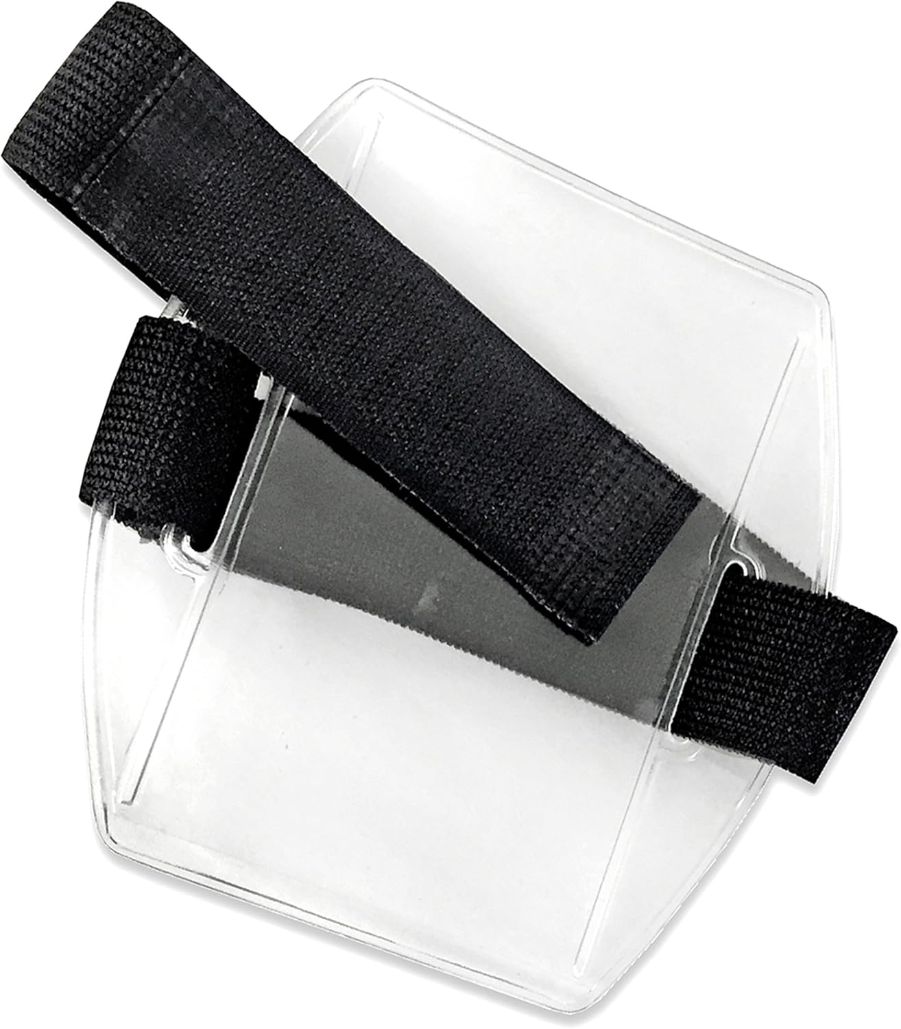 25pcs - Armband ID Badge Holder with Black Strap Arm Band by OnDepot