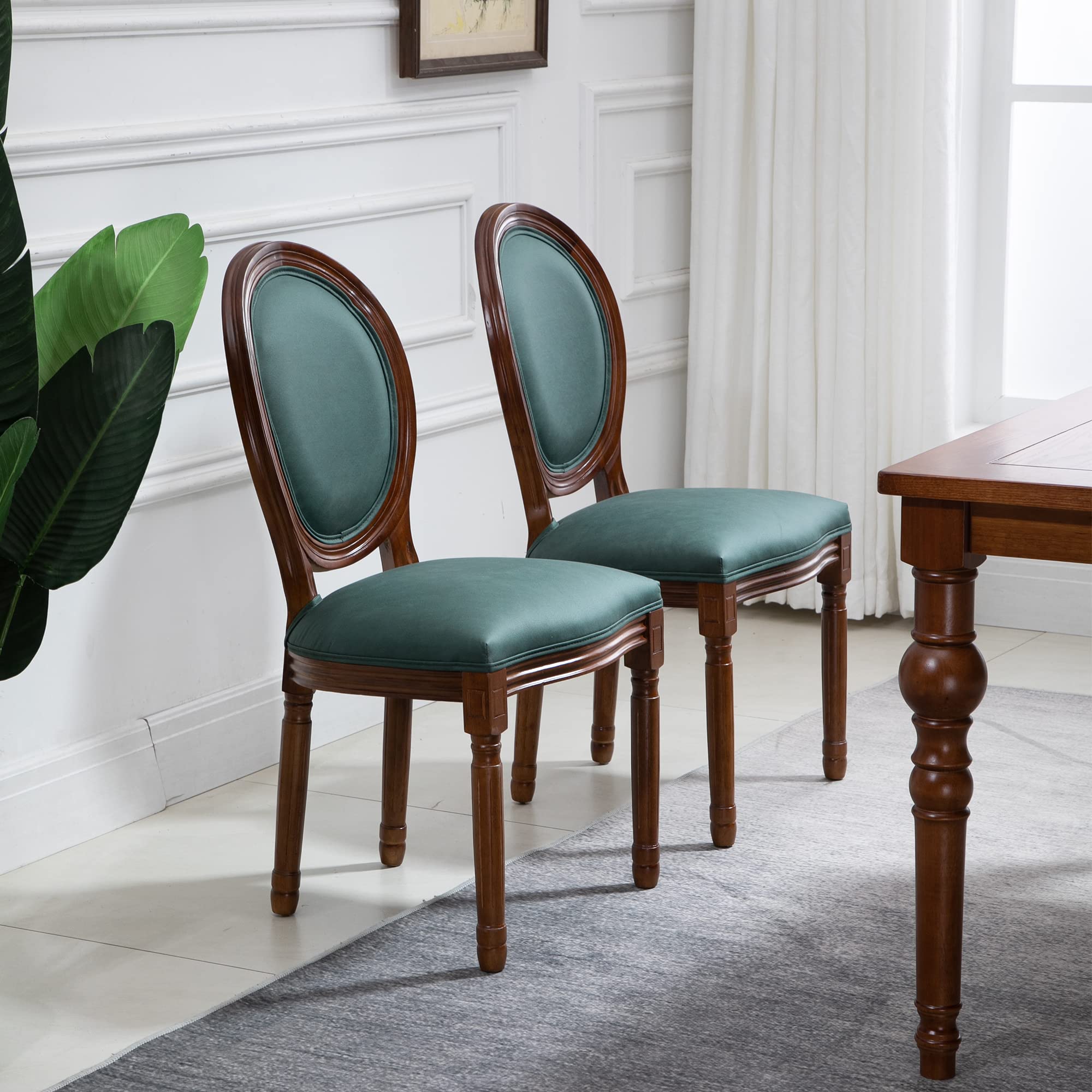 Amazon.com - Nrizc French Country Dining Chairs Set of 4