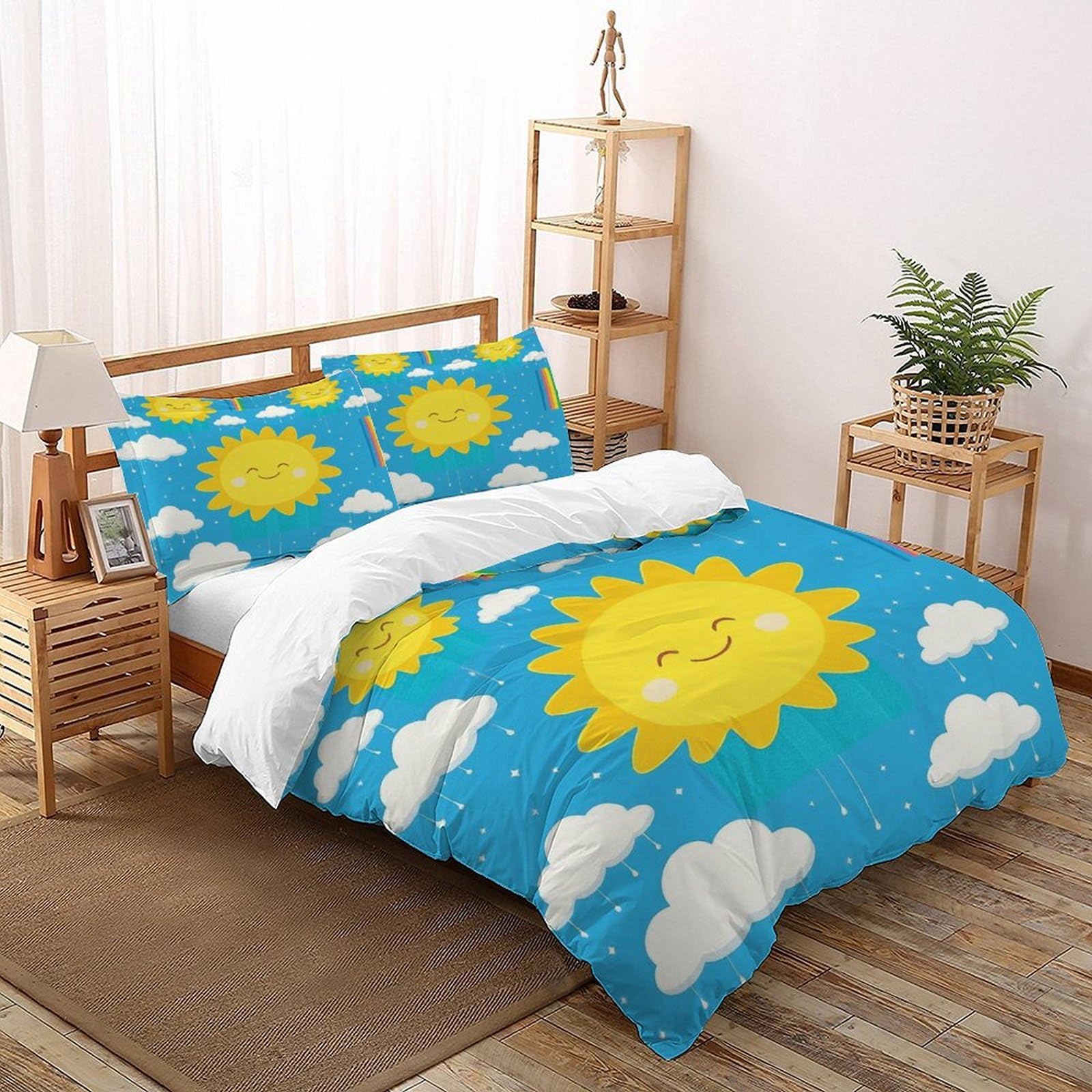 Housse de couette super king imprimée pour créer un cocon de douceur adulte