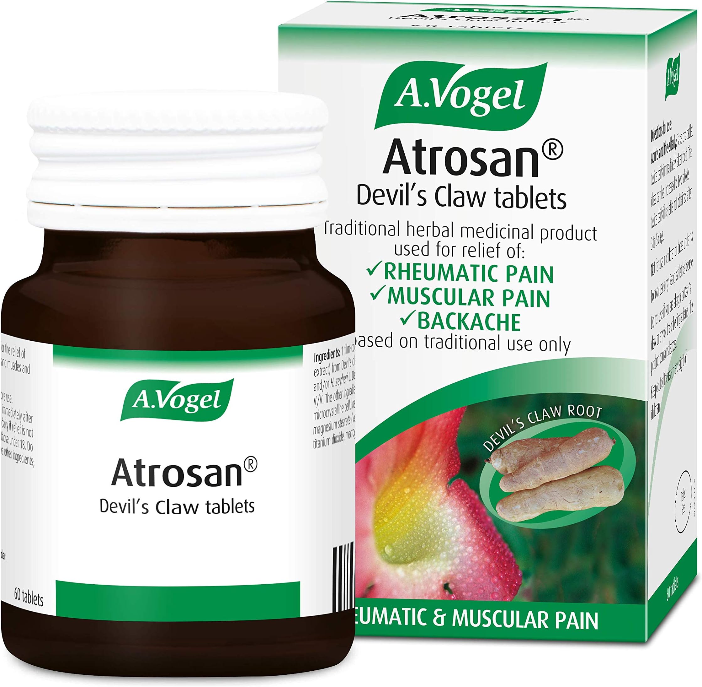 – A.Vogel Atrosan Devil’s Claw Tablets | for Aches and Pains | 60 Tablets