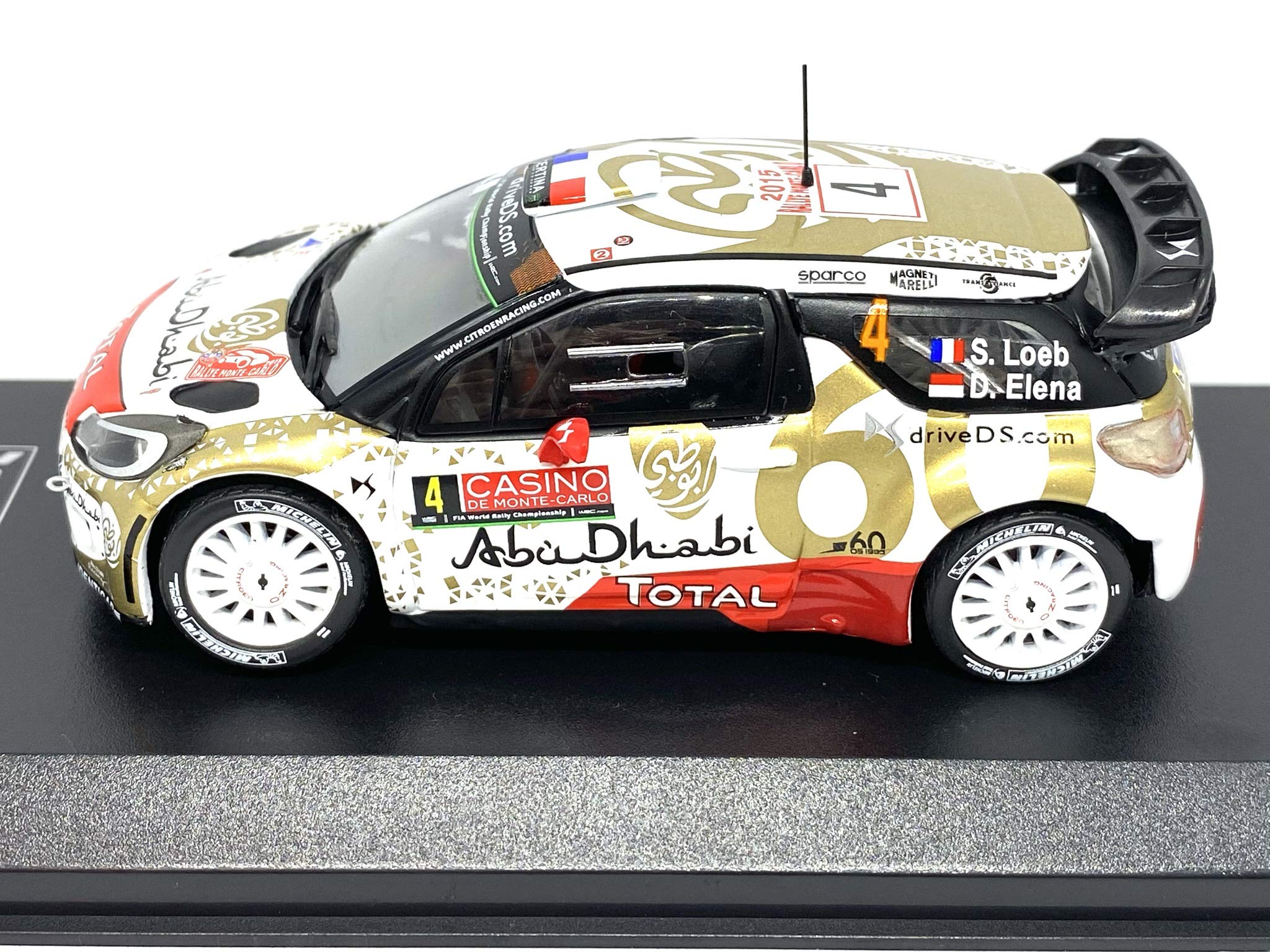Miniature WRC Citroën DS3 de Loeb Monte Carlo - Collection