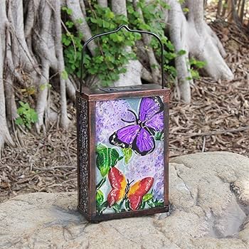 Amazon.com: SUBOLO Hanging Solar Lantern, Outdoor Decorative