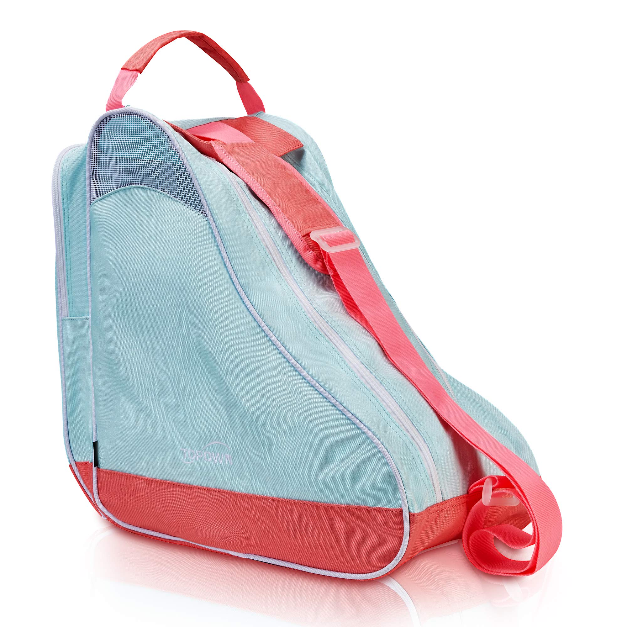 TOPOWN Roller Skates Bag for Men Inline Skate Bag for Women Premium Ice Skate Bag for Child/Adult Up to Size 12(US)