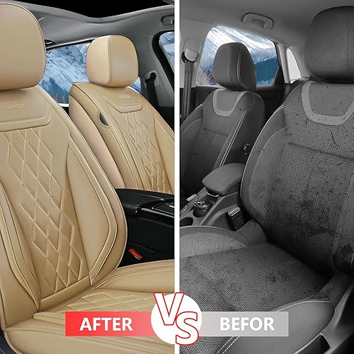 Miniatura 6 de Fundas de asiento para Chevrolet Trailblazer 2003-2023, funda de asiento de automóvil de cuero impermeable, suave y transpirable, accesorios