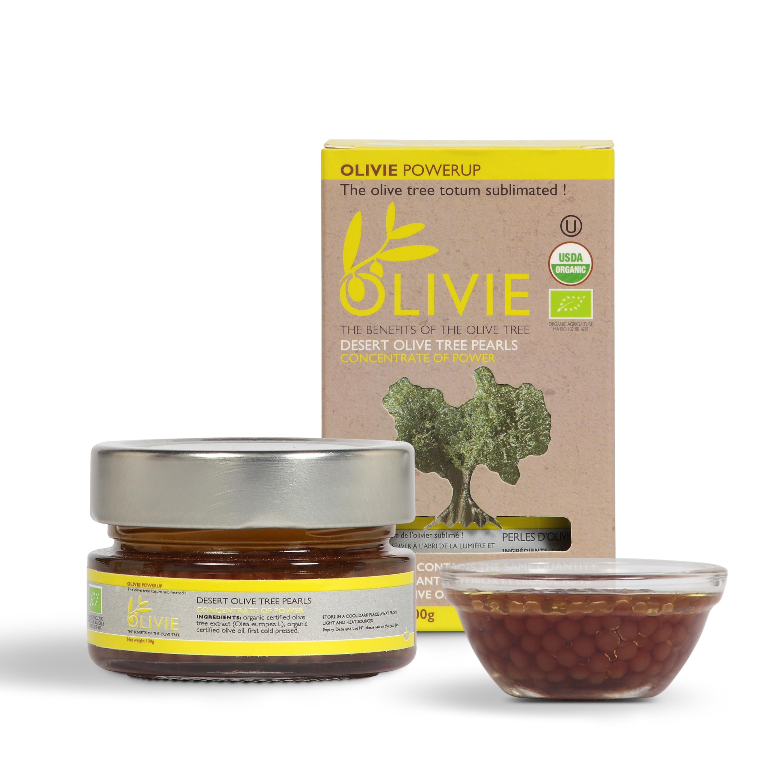Amazon.com : Organic Olive Leaf Extract Capsules, PowerUp Pearls