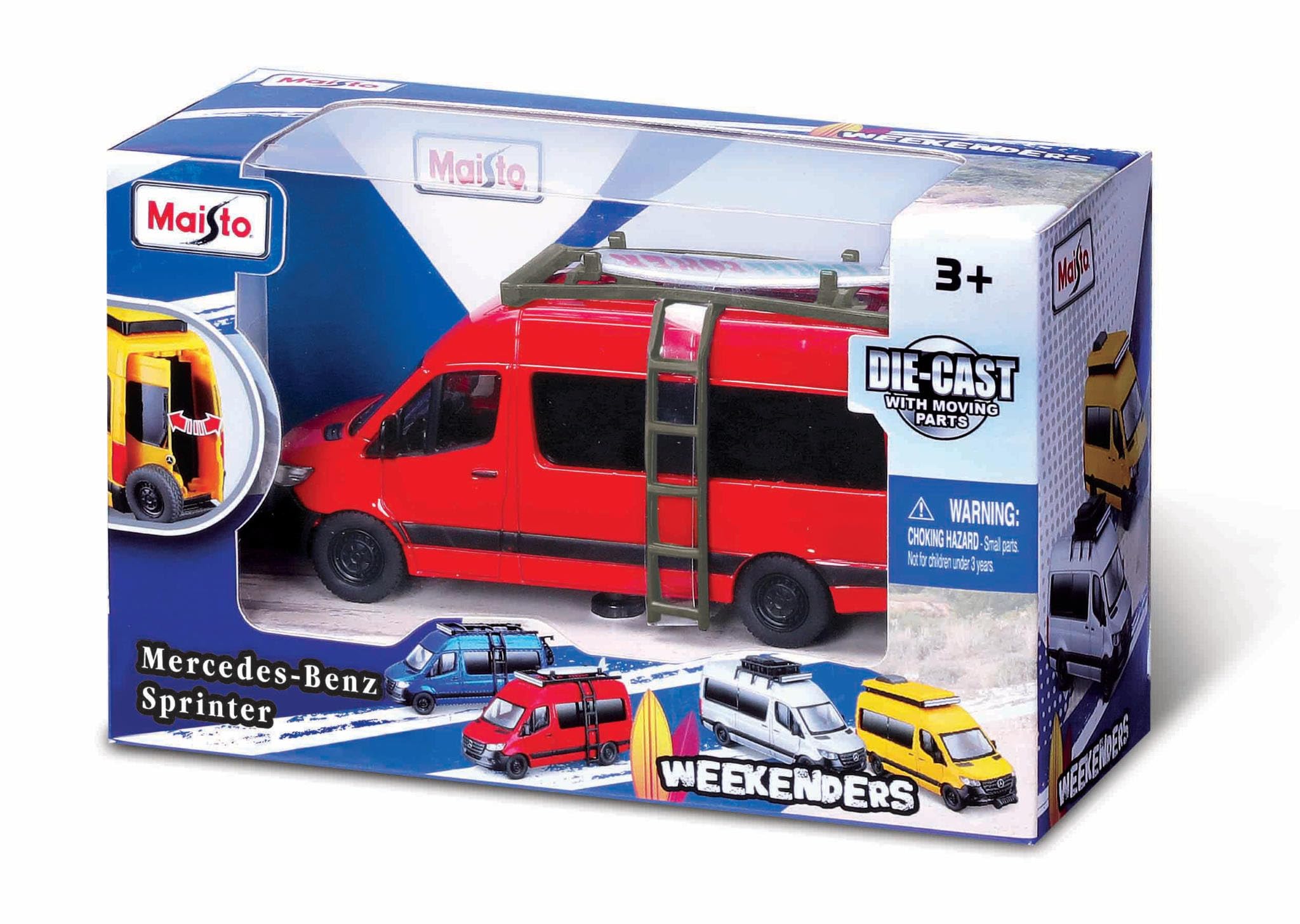 Maisto FRESH METAL MERCEDES SPRINTER Van - Incredibly Detailed Die-Cast Replica Collectible Car