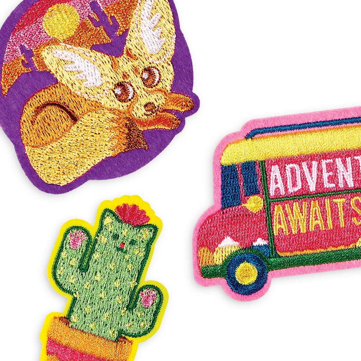 OOLY, Patch 'em Iron-on Patches: Desert Adventure - Set of 3