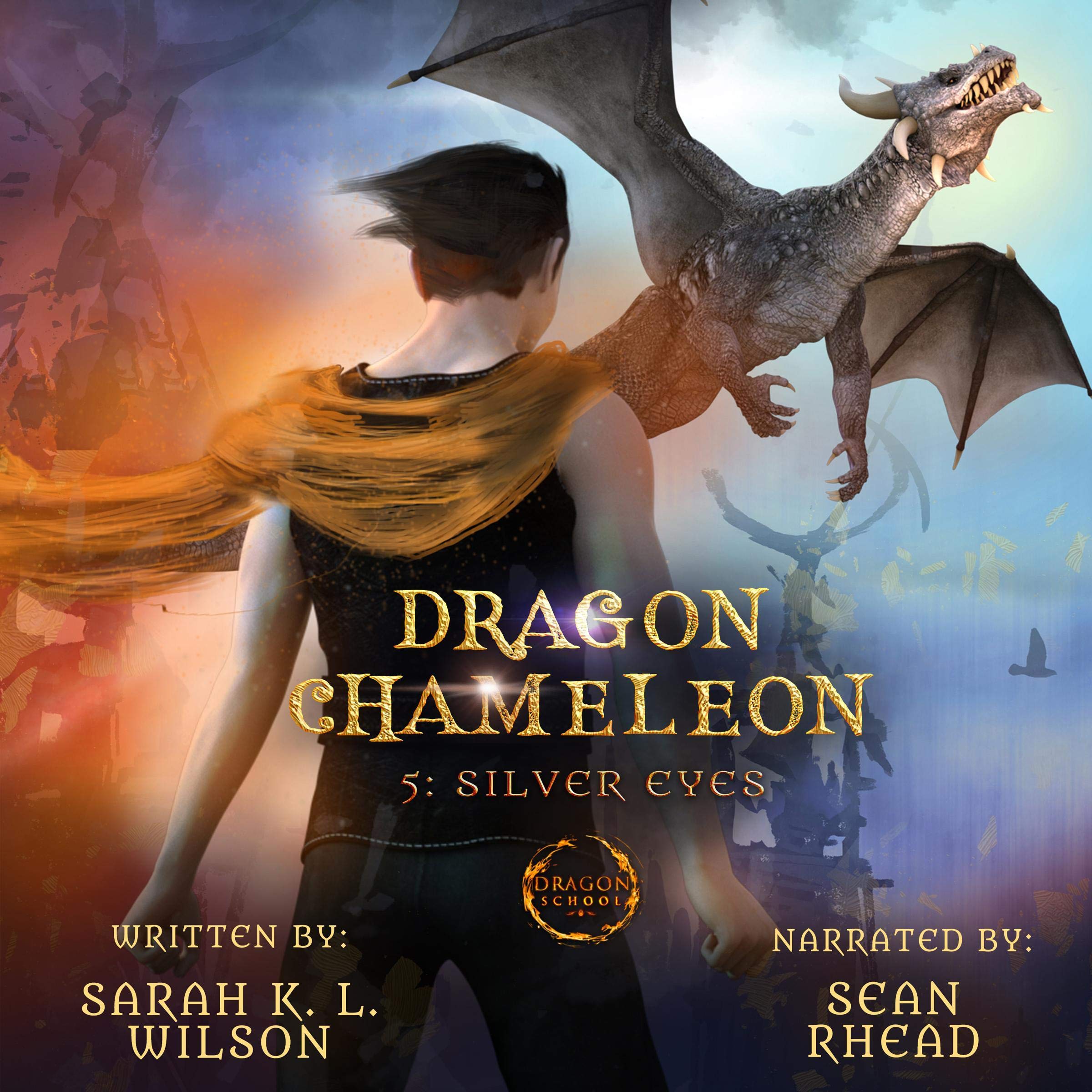 Cover art for Dragon Chameleon: Silver Eyes
