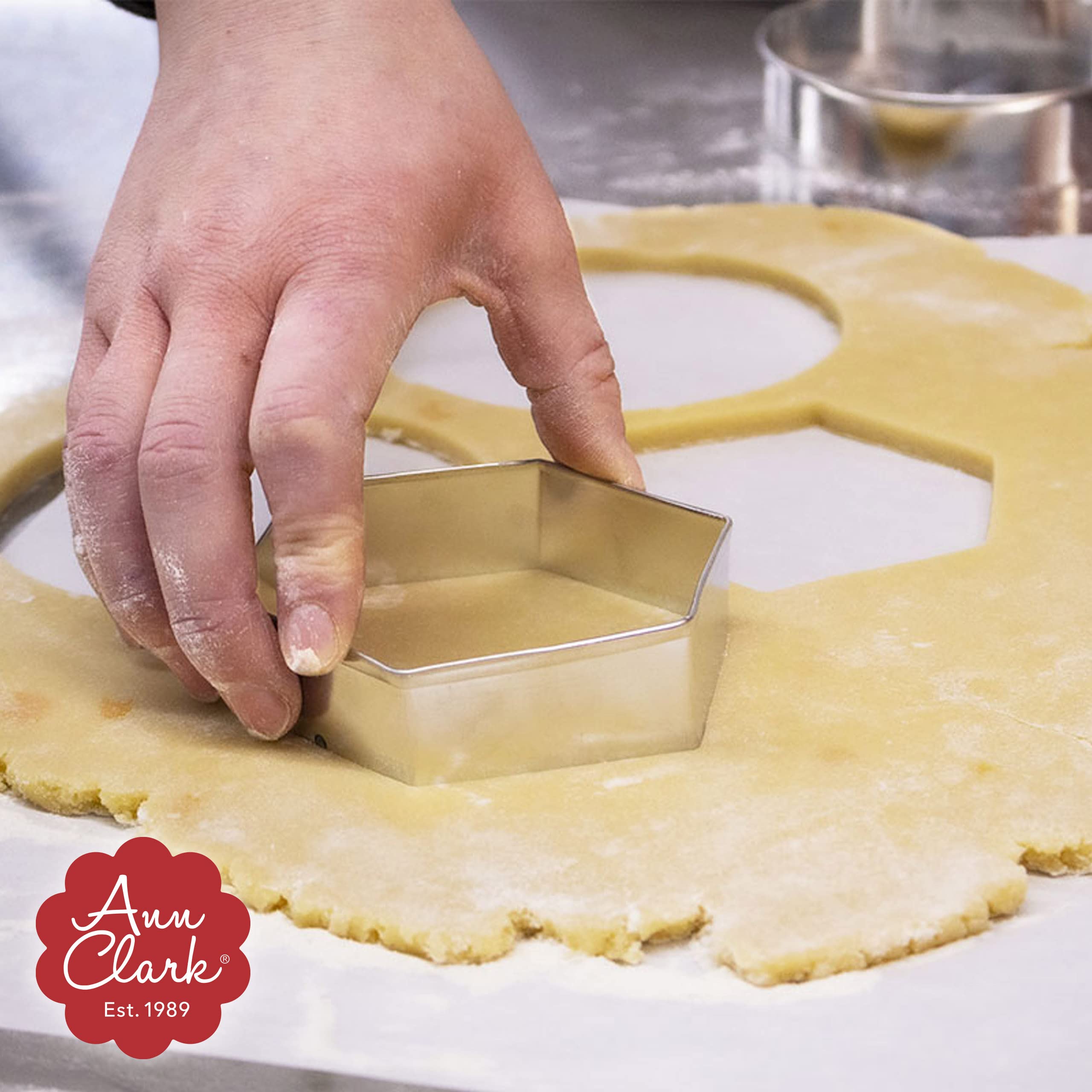 クッキー画像用 貝印 クッキー型 ハート ステンレス製 抜き型 5個セット