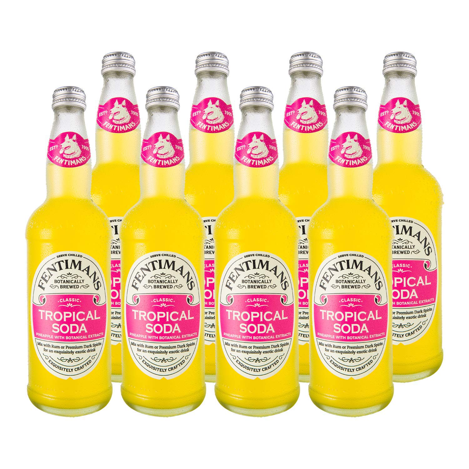 Fentimans Tropical Soda, 8 x 500ml bottles