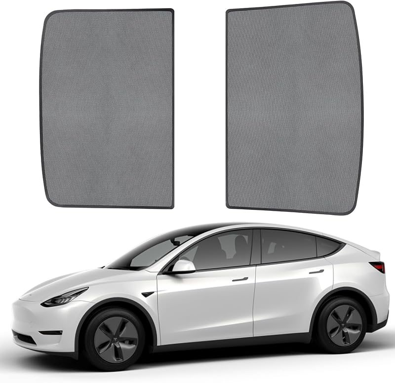 ShowEv Tesla Model Y napellenző szett - összecsukható tetőablak árnyékoló 2 db