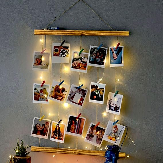 DECOLIFE Photo Frames Multiple Photos Picture Frames For Wall Picture Hanging Kit Hanging