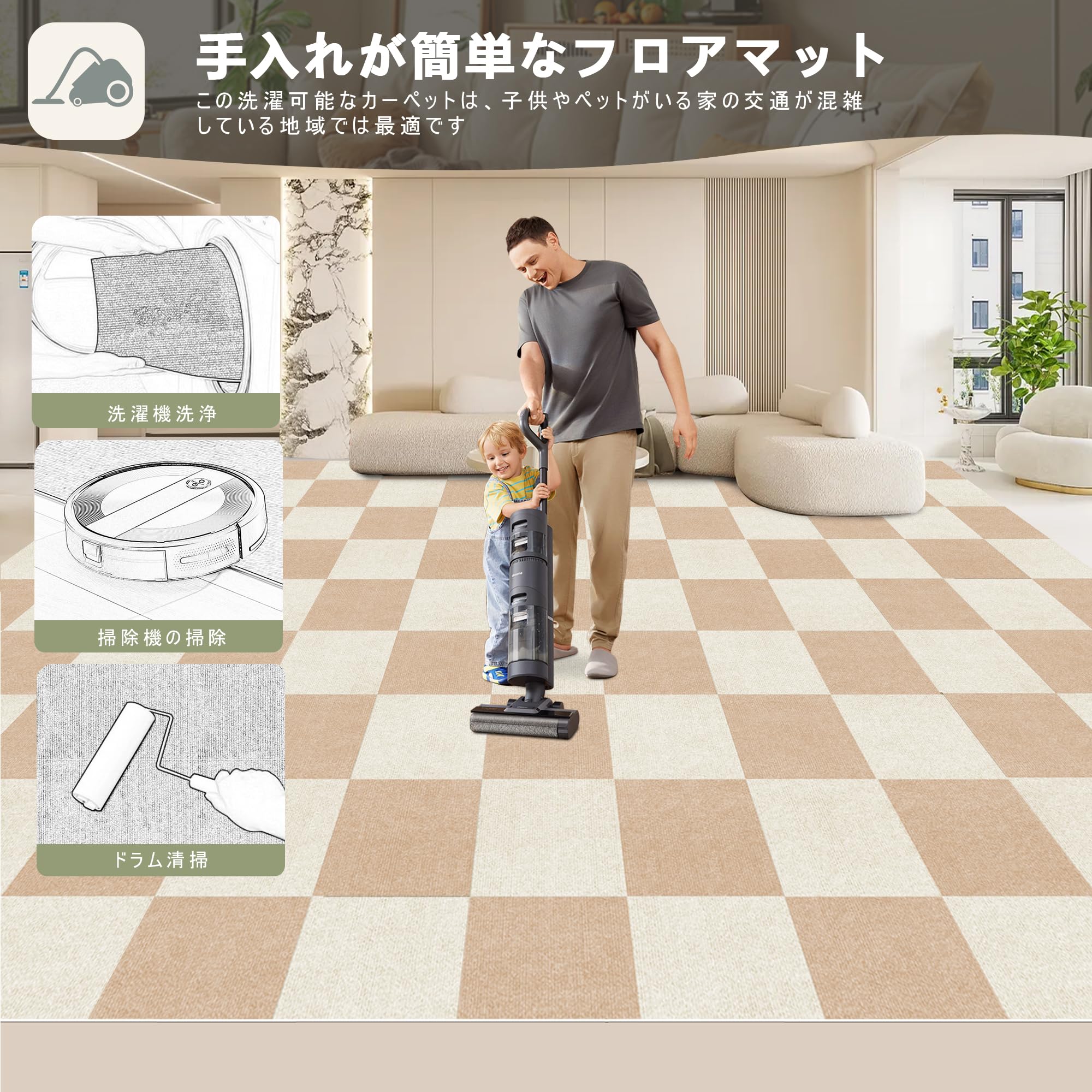 ジョイントマット 高硬度 ジョイントマット 大判 45㎝✖︎45㎝ 厚さ1㎝ Amazon.co.jp: ユノックス ジョイントマット 45×45㎝ 極厚2cm 4枚