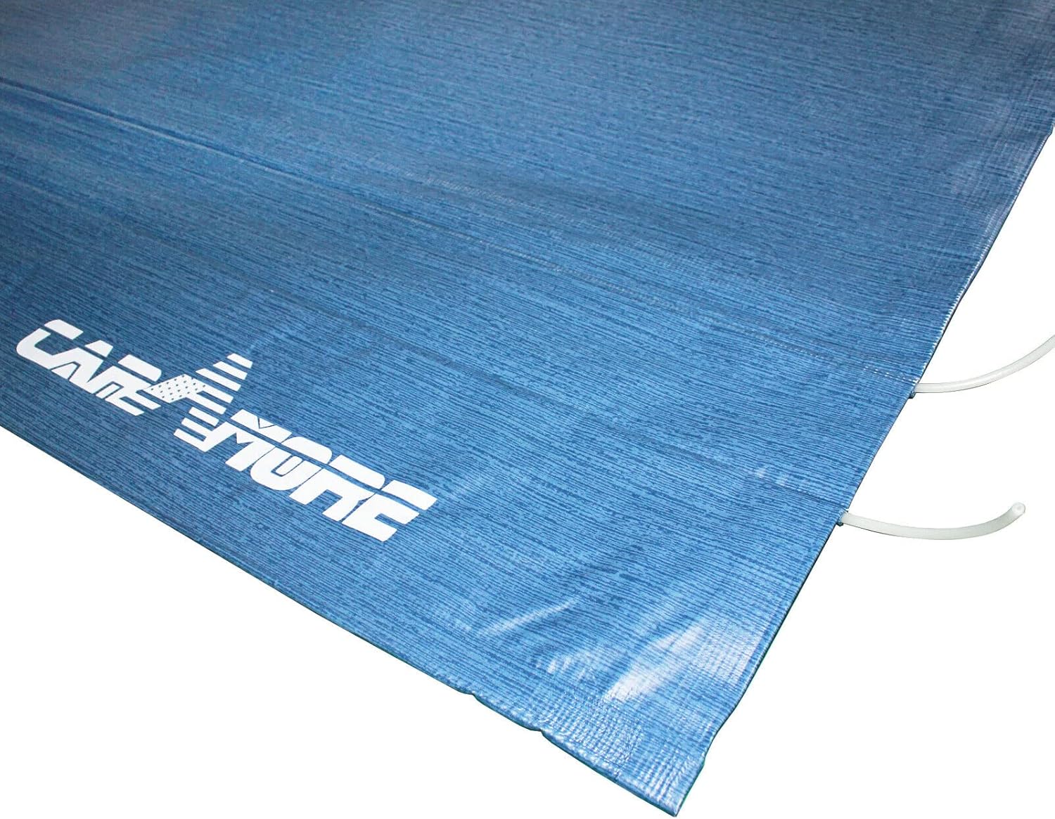 RV Awning Fabric Replacement 8'x 13'1", Universal Weatherproof Vinyl Canopy Shade for Camper Trailor,Motorhome Outdoor - Ocean Blue Fade