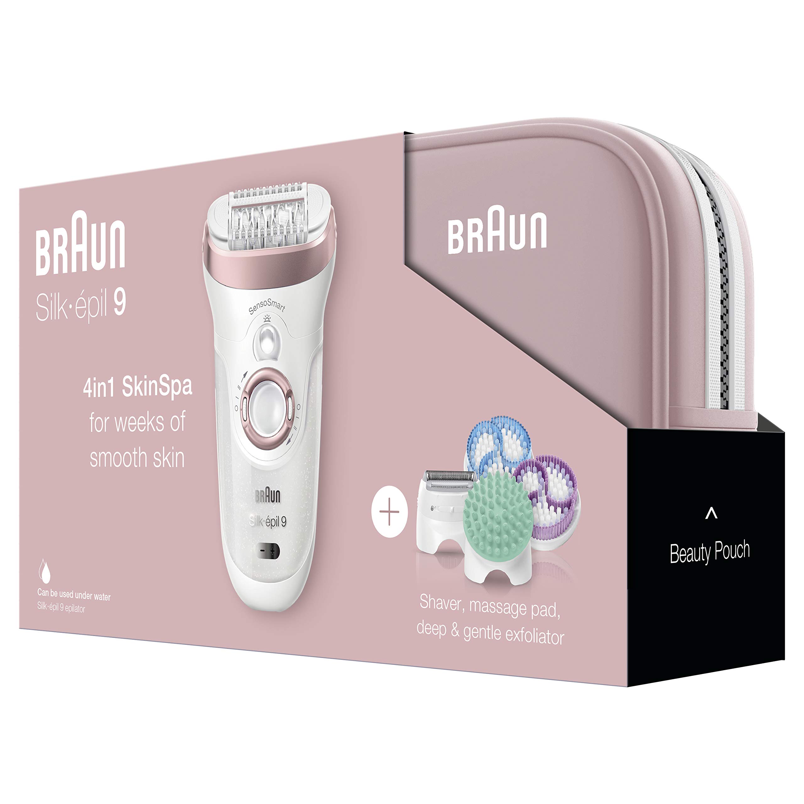 BRAUN Silk-épil 9 SkinSpa 4in1脱毛器
