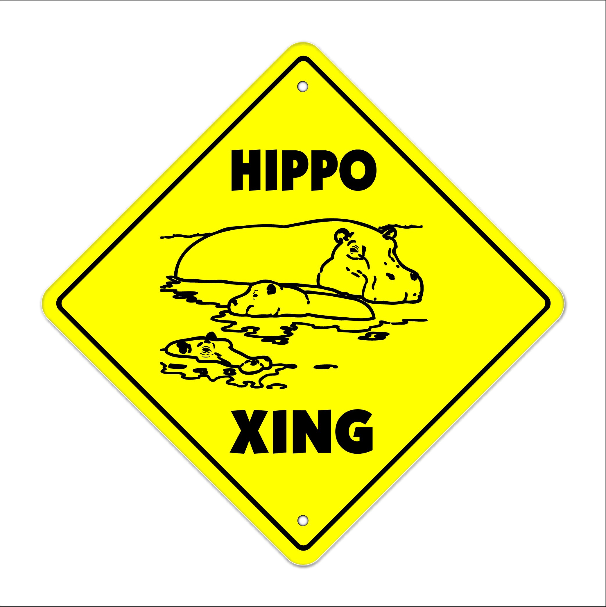 SQUARELINE☆Hipppo Stupell Industries Stylish Hippo on Purple Purple Square