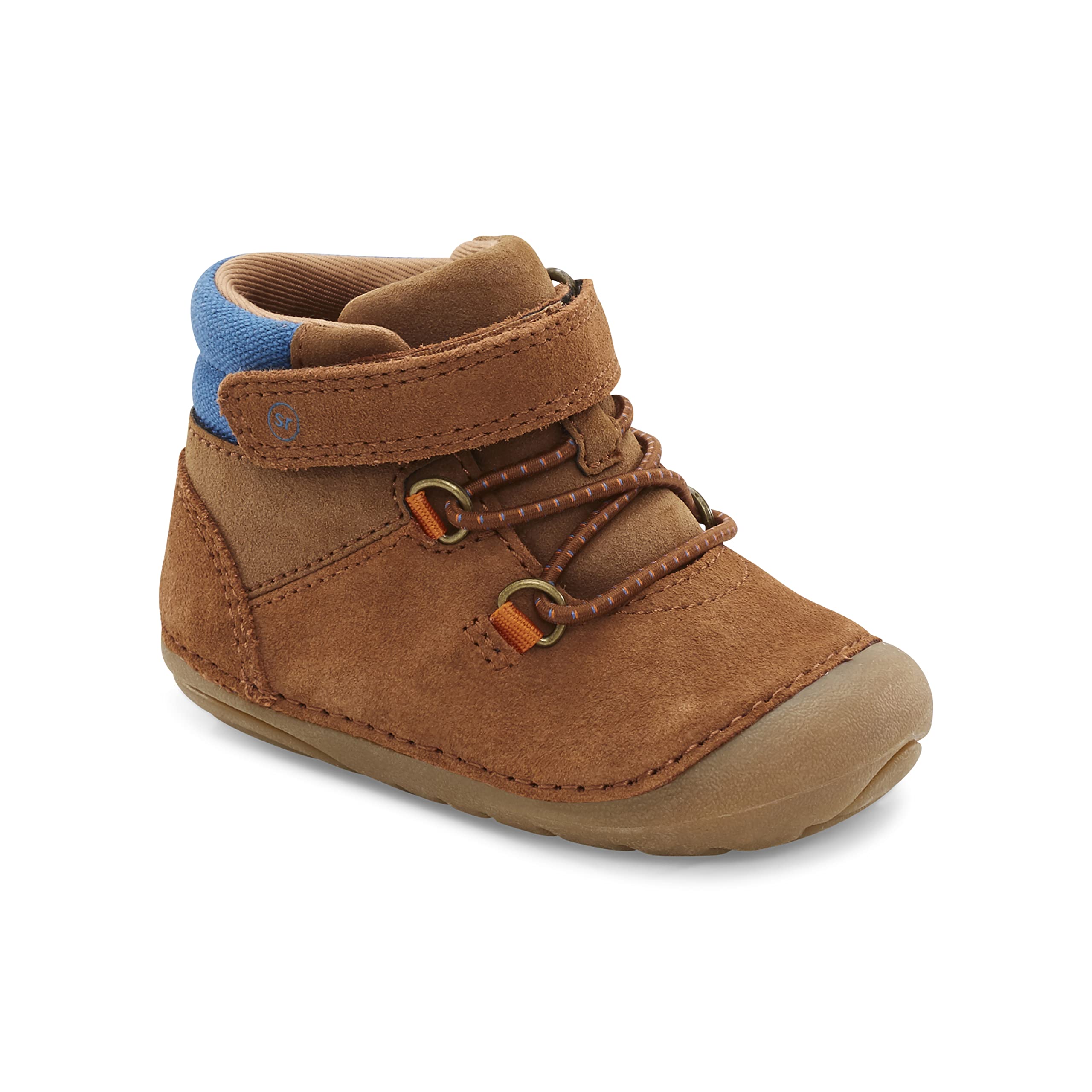 Stride Rite Baby Boys SM Russell First Walker Shoe, Brown, 3 Infant