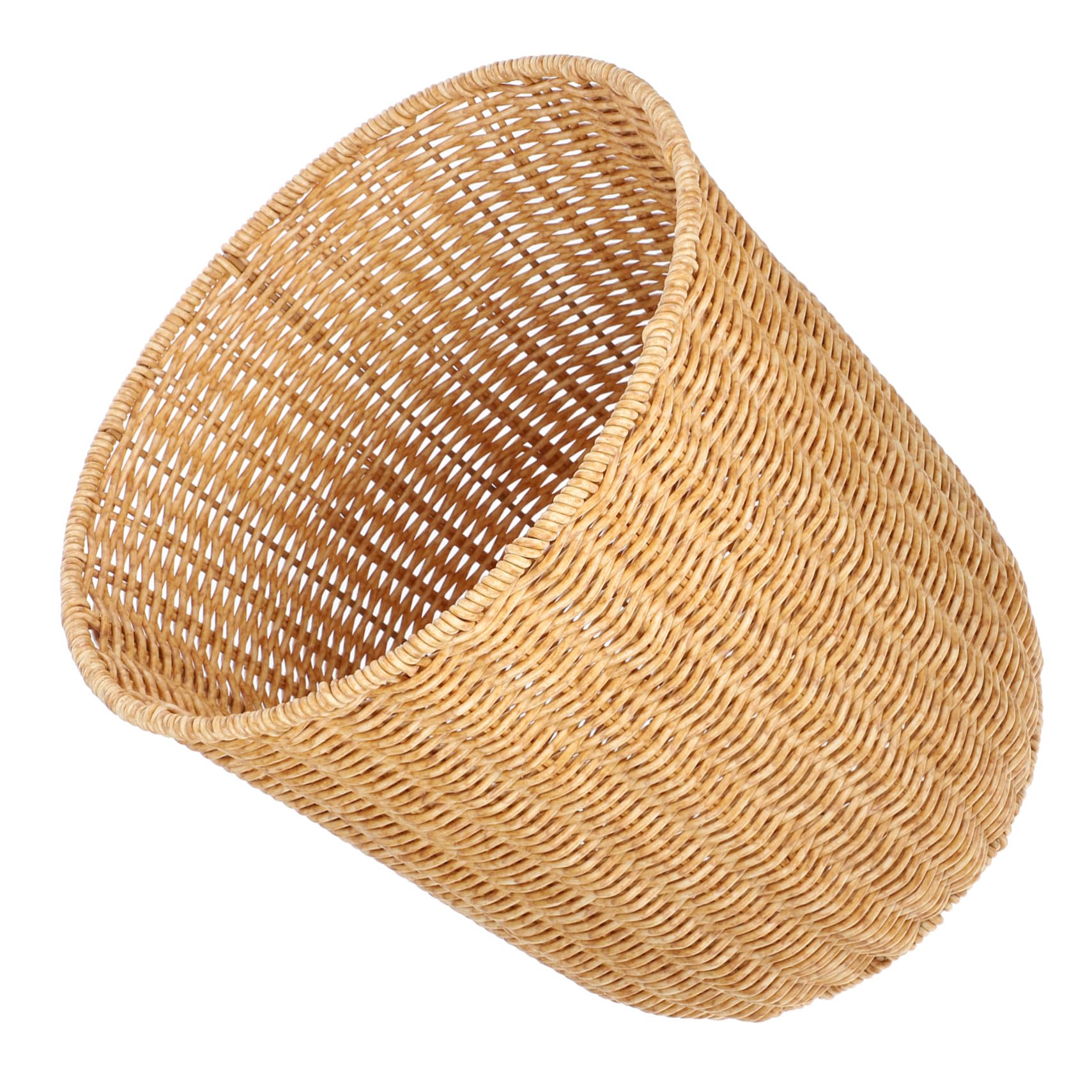 Panier tressé plastique imitation rotin robuste et résistant à l'usure pour salon