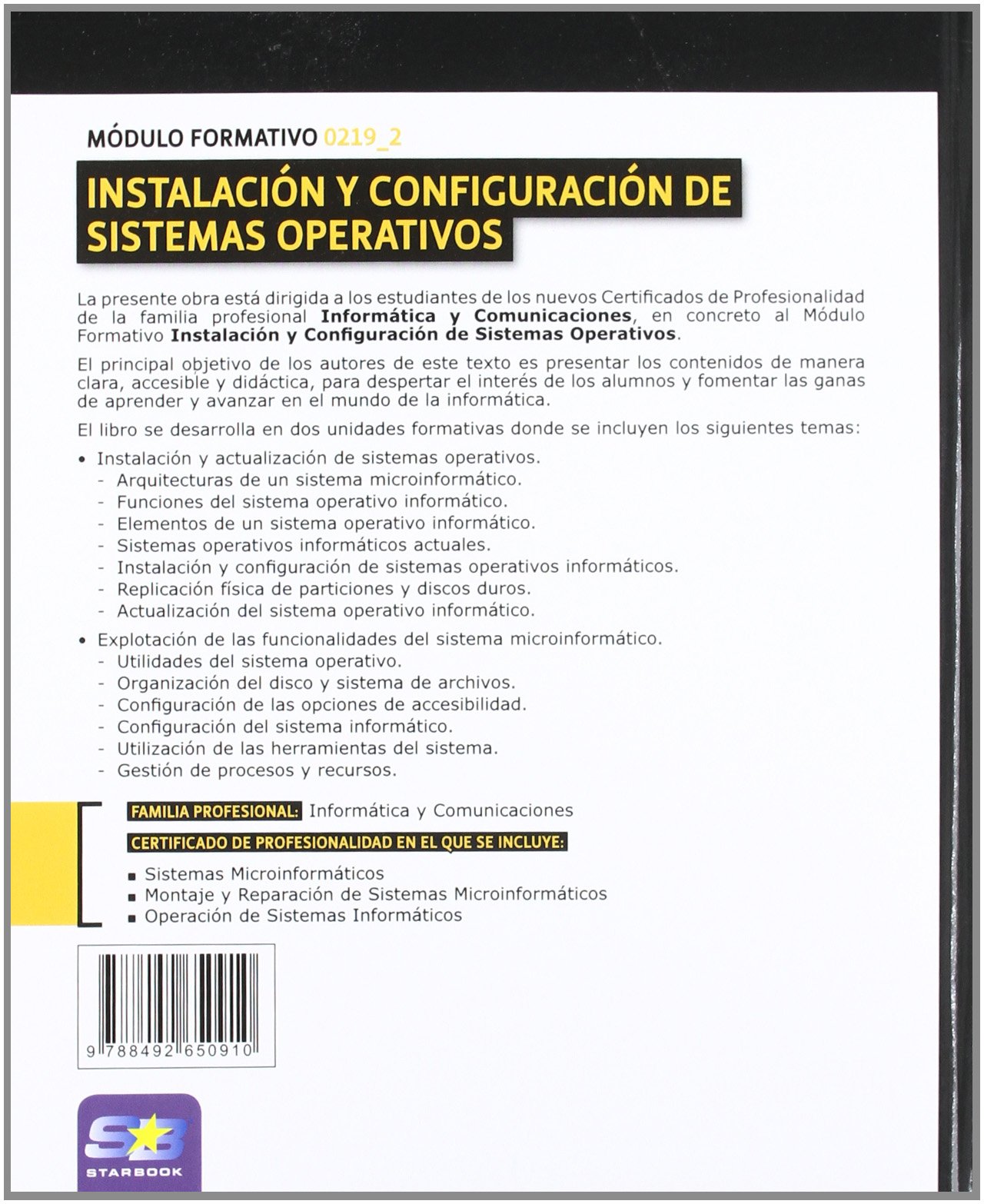 Instalación y configuración de sistemas operativos