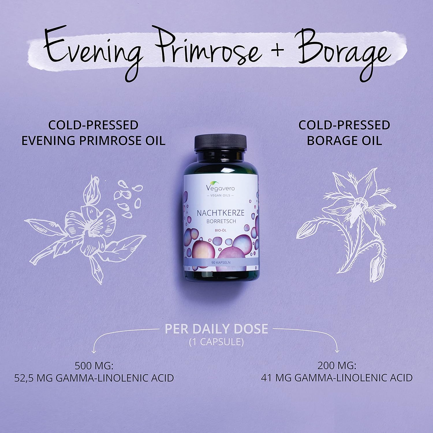 Vegavero Organic Evening Primrose Oil, 90 count (Pack of 1) - Image 4