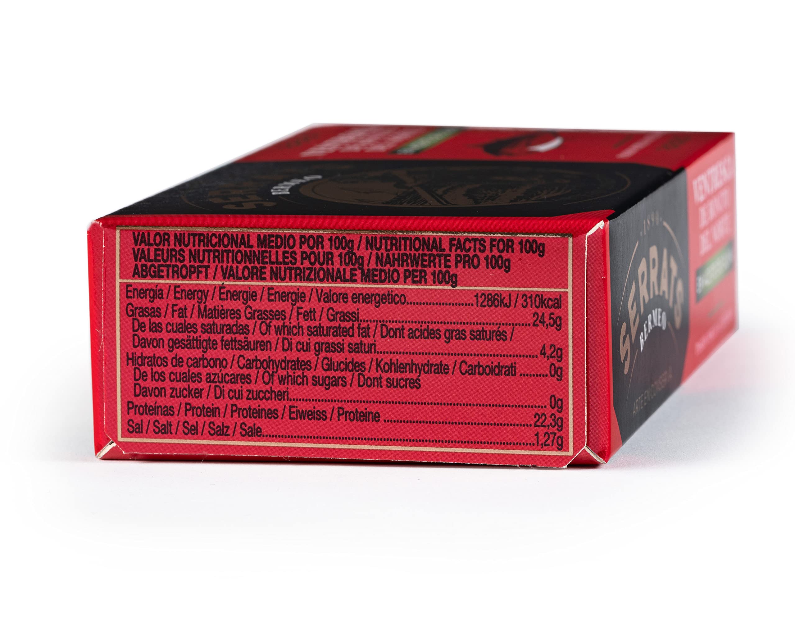 CONSERVAS SERRATS - Ventresca de Bonito del Norte del Cantábrico en Aceite de Oliva - 6 Latas x 115g (Total: 690g) - La Parte Más Jugosa y Sabrosa - Elaboración Artesanal desde 1890