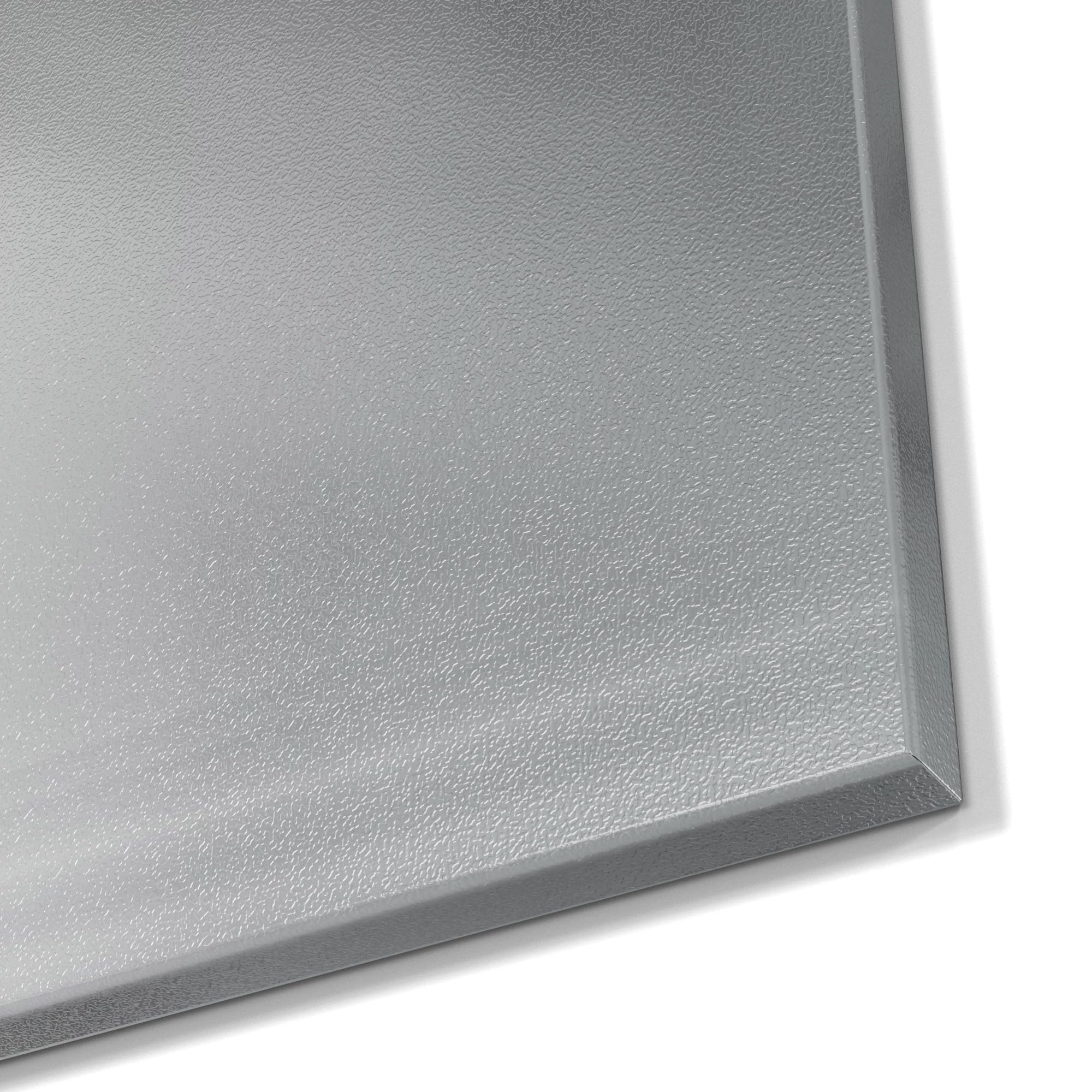 DEQORI Metalowa tablica magnetyczna | wymiary 90 x 60 cm | motyw "Błyszczący kwiat lotosu" | tablica suchościeralna na wszystkie magnesy | tablica magnetyczna do kuchni i biura | designerska tablica