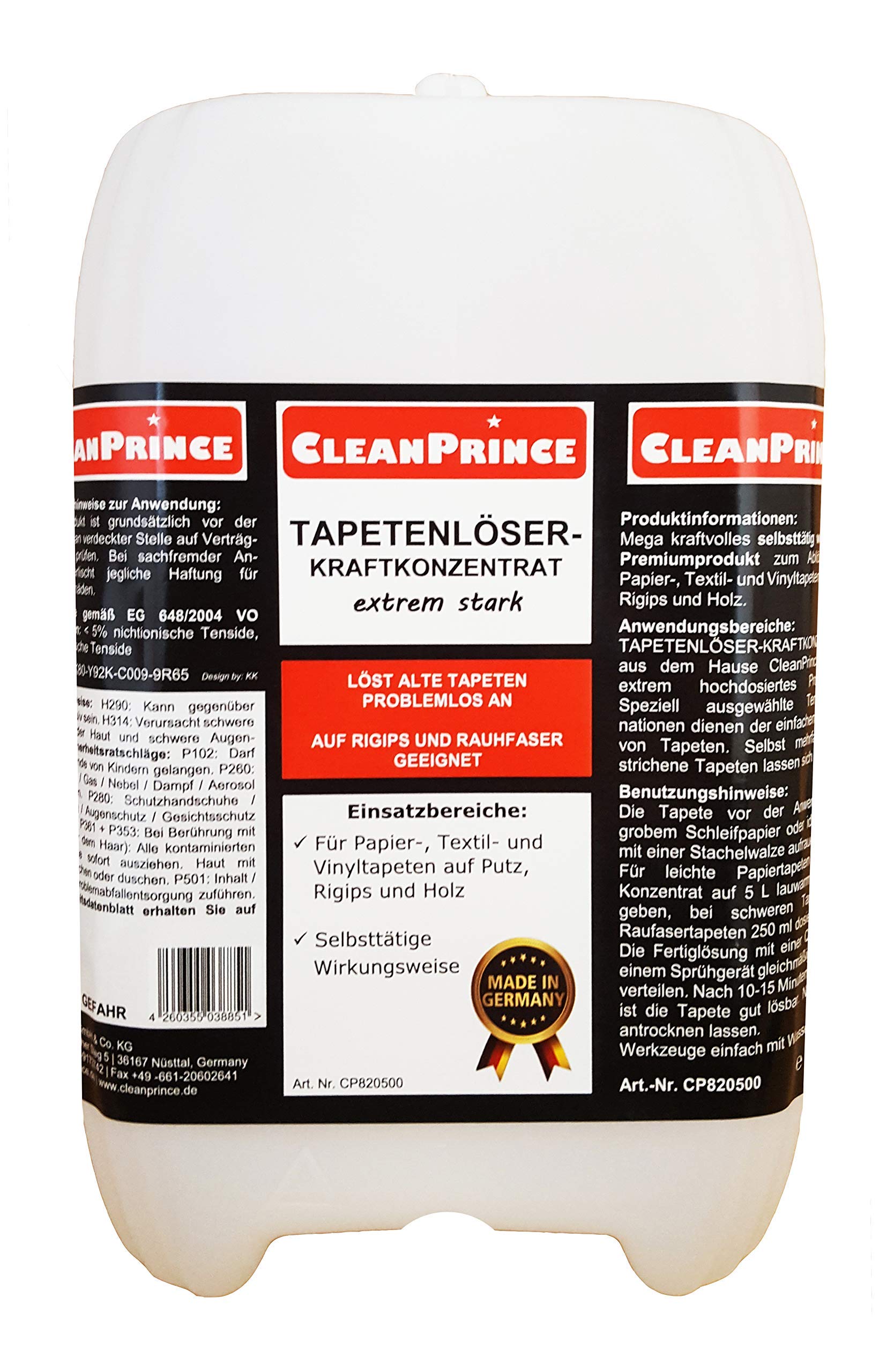 Buy Wallpaper remover, 5 litres, wallpaper remover, dissolves woodchip