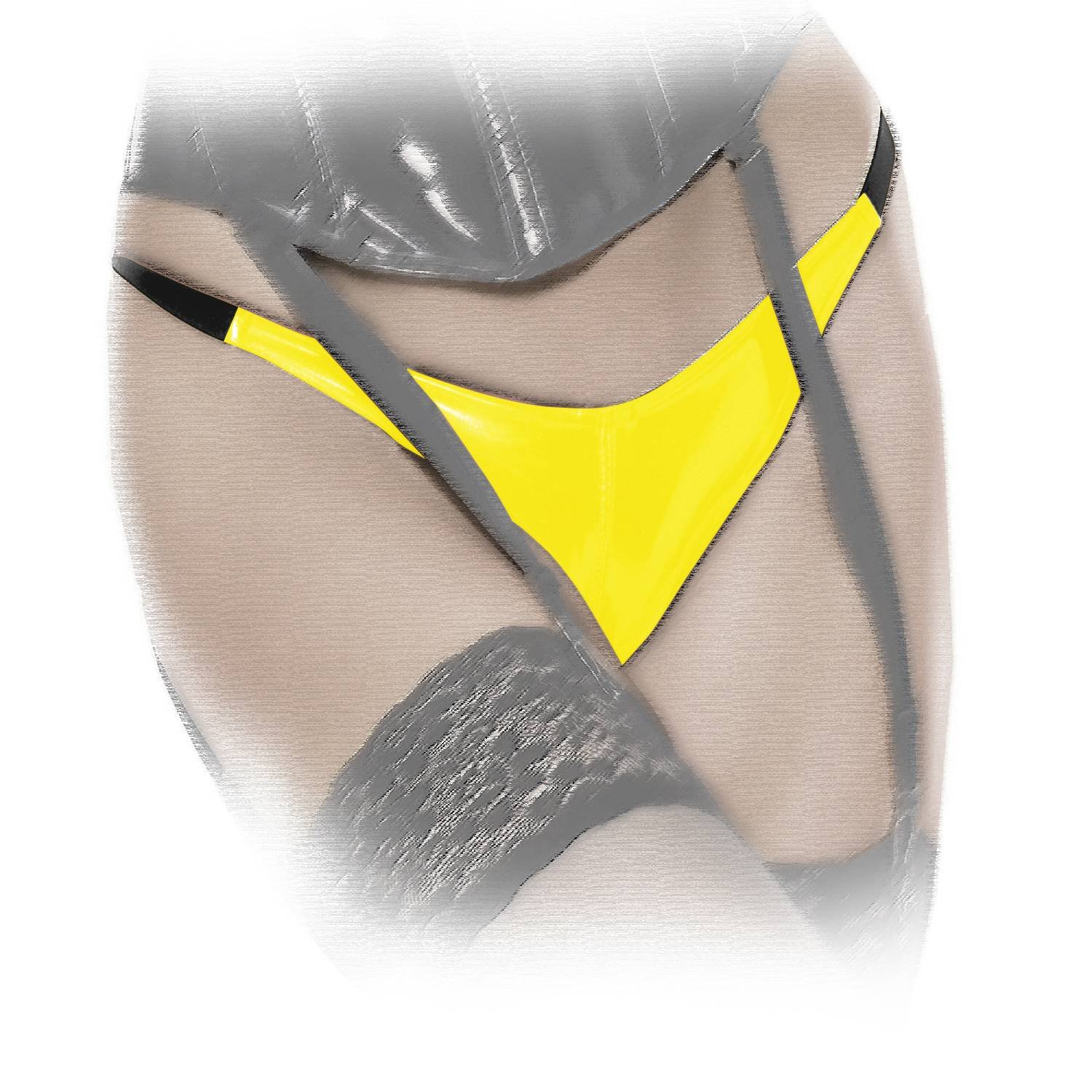Slip ouvert Datex - Jaune - Taille XXL
