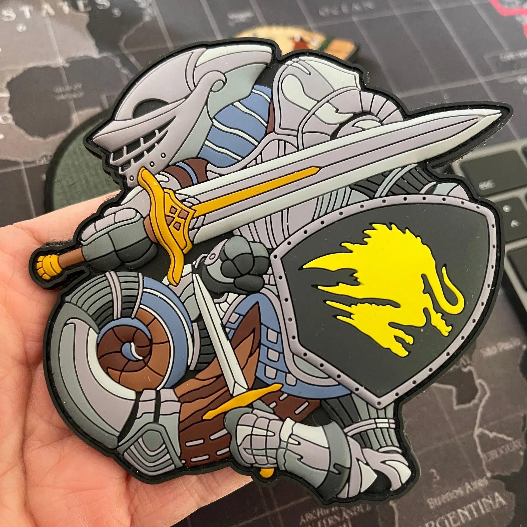 TACOPSGEARDemon Slayer Chameleon Legion Rubber Morale Patch Multicoloured One Size