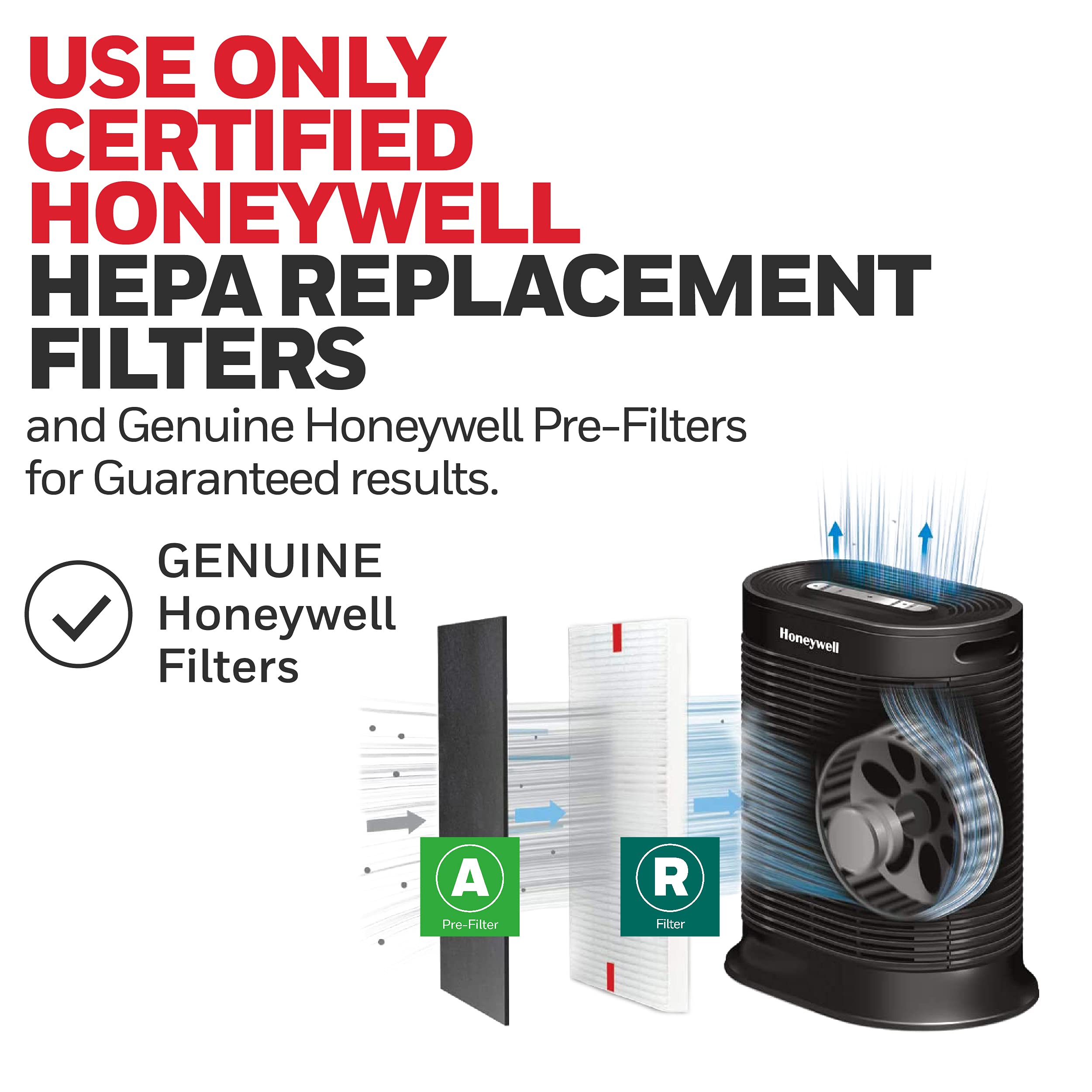 Honeywell HPA200 HEPA Air Purifier Large Room (310 sq. ft), Black Buy