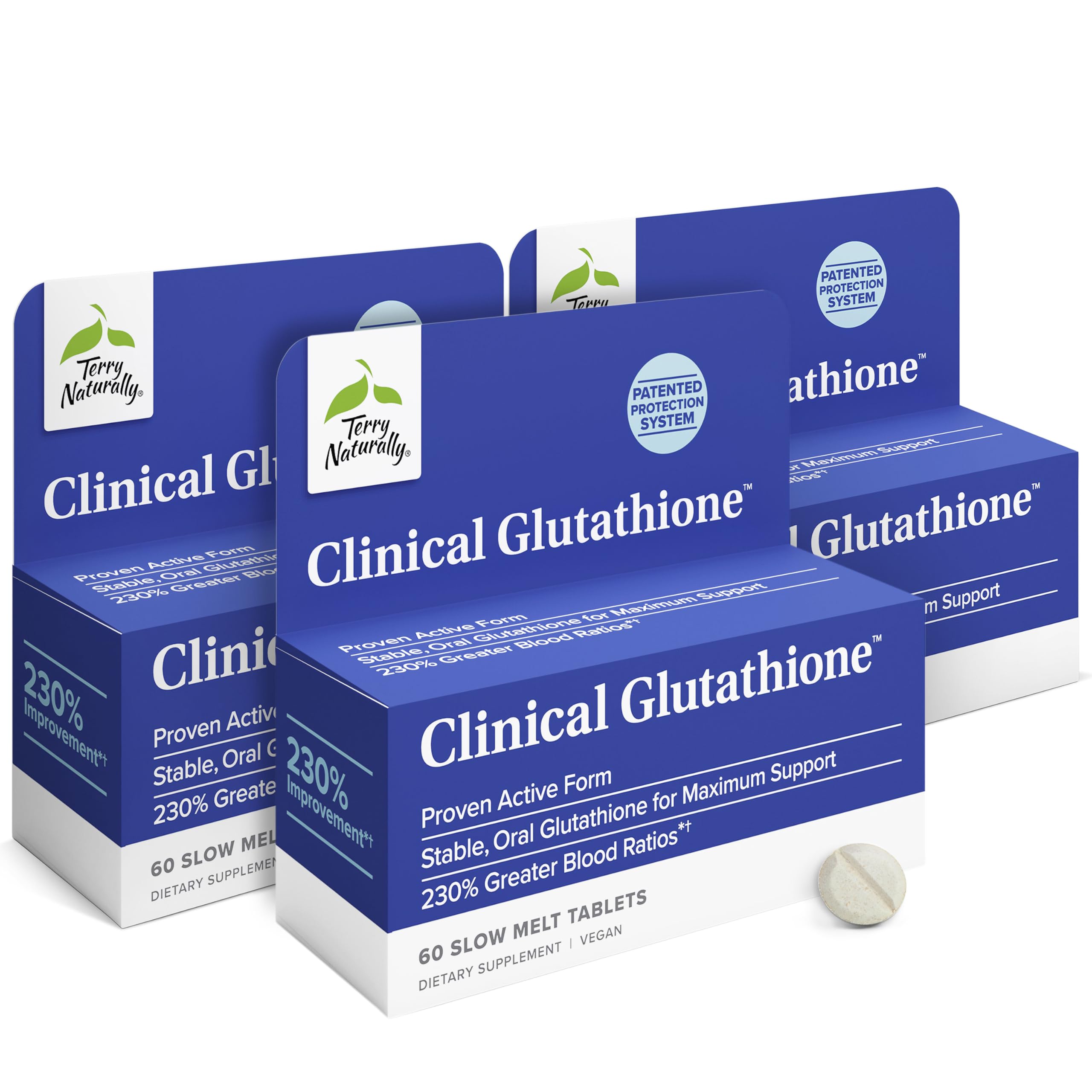 Terry Naturally Clinical Glutathione - Antioxidant & Liver - 60 Count