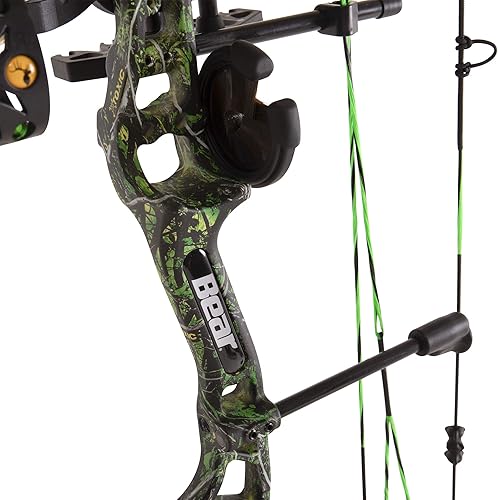 Miniatura 65 de Bear Archery Royale - Paquete de arco compuesto listo para cazar para adultos y jóvenes, longitud de estiramiento de 12 a 27 pulgadas, peso de 5 a