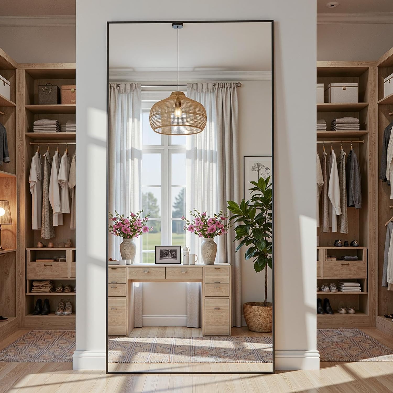 Espejo De Pie Rectangular De Cuerpo Entero 182 x 81 cm