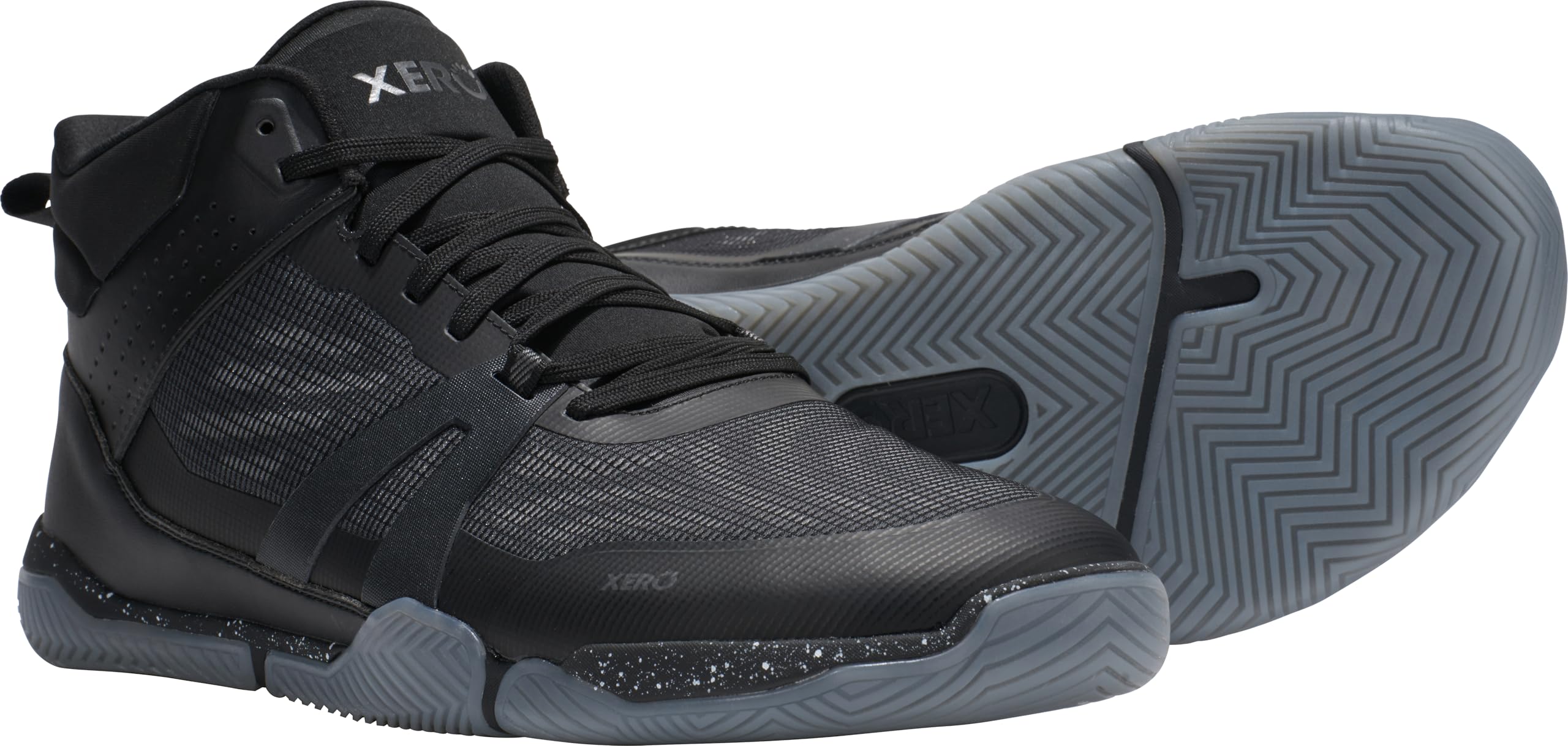 Xero Shoes Herren X1 Mid Barfuß-Basketballschuhe, Schwarz, 42 EU